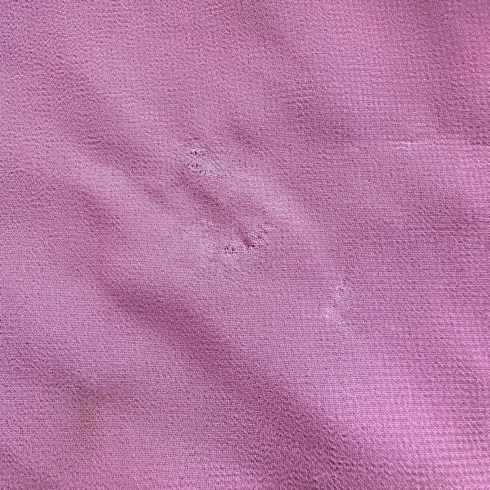 R. Vivimos Velvet Duster Cardigan Pink Open Front Waterfall Hem Chic Medium NWOT